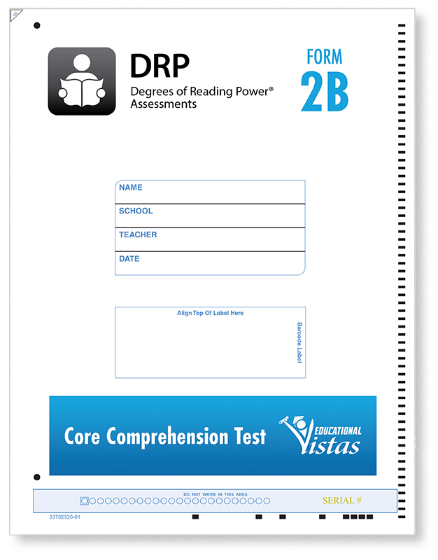 DRP Form 2B Test Booklet